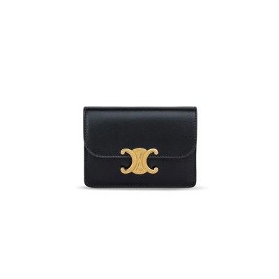 CELINE CARD HOLDER IN TRIOMPHE COW LEATHER 10I583DPV.38NO (10.5*7cm)